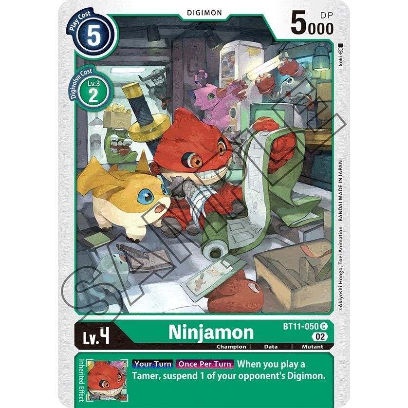 Image for Ninjamon (BT11-050 C) (BT11) - Digimon Card Game
