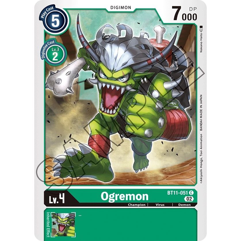 Image for Ogremon (BT11-051 C) (BT11) - Digimon Card Game