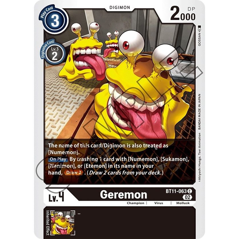 Image for Geremon (BT11-063 C) (BT11) - Digimon Card Game