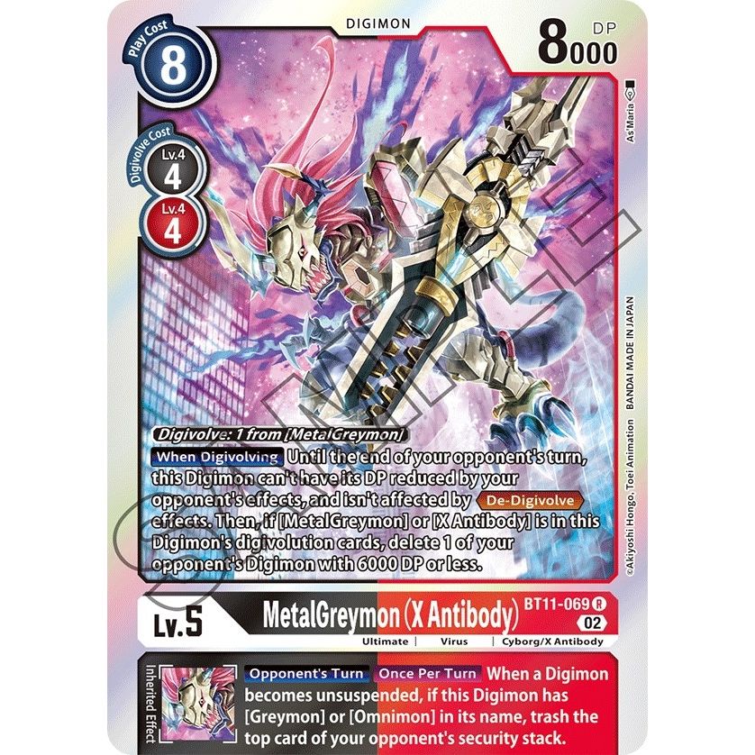 Image for MetalGreymon (X Antibody) (BT11-069 R) (BT11) - Digimon Card Game