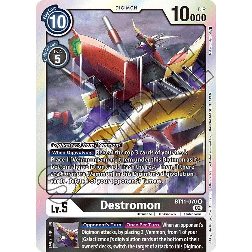 Image for Destromon (BT11-070 R) (BT11) - Digimon Card Game