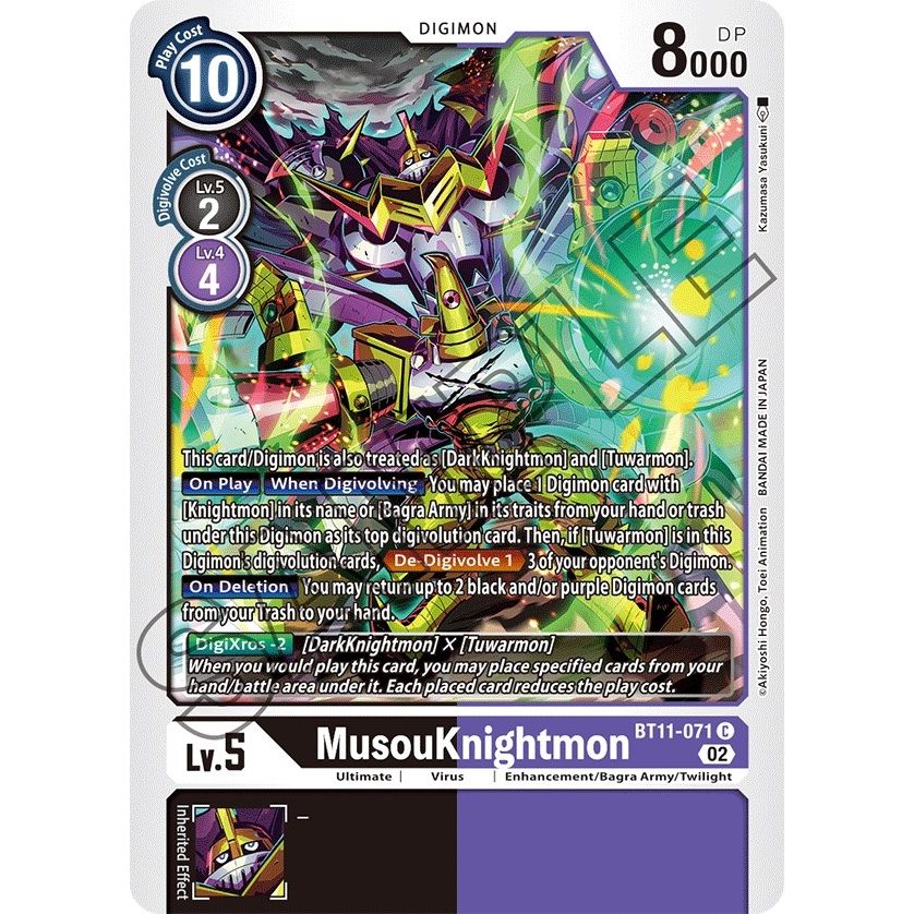 Image for MusouKnightmon (BT11-071 C) (BT11) - Digimon Card Game