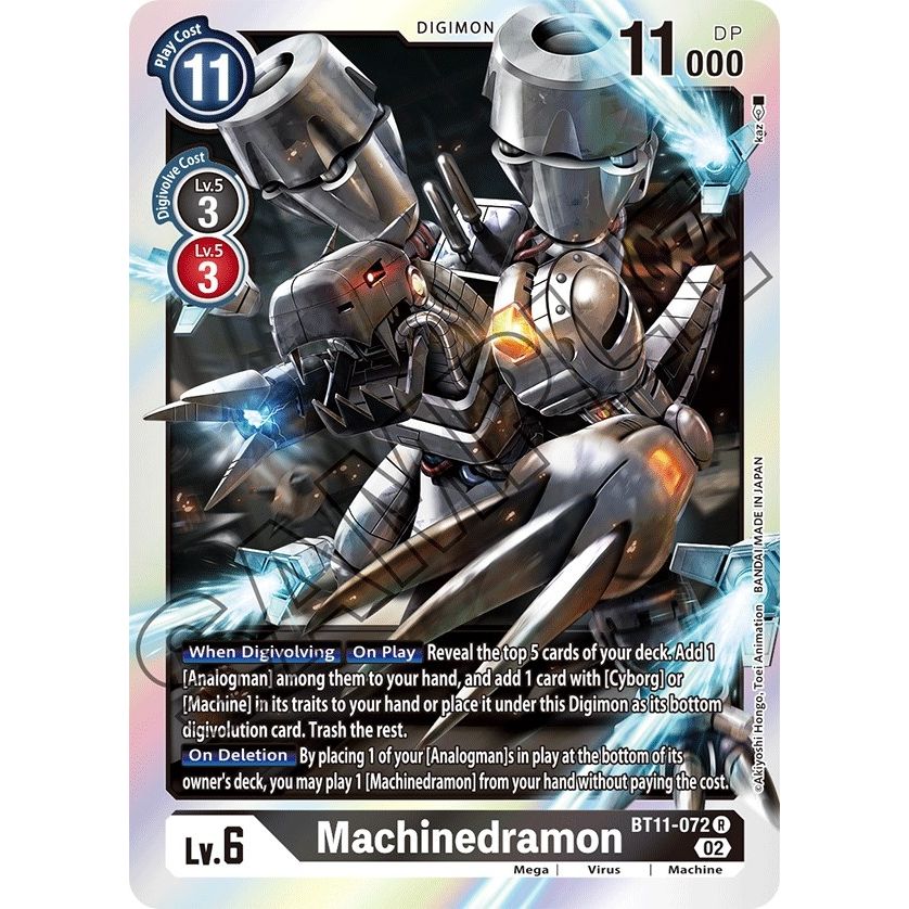 Image for Machinedramon (BT11-072 R) (BT11) - Digimon Card Game