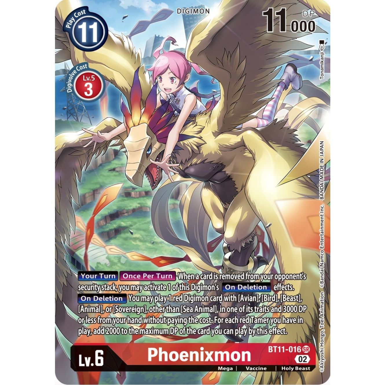 Image for Phoenixmon (Alternate Art) (BT11-016 SR) (BT11) - Digimon Card Game