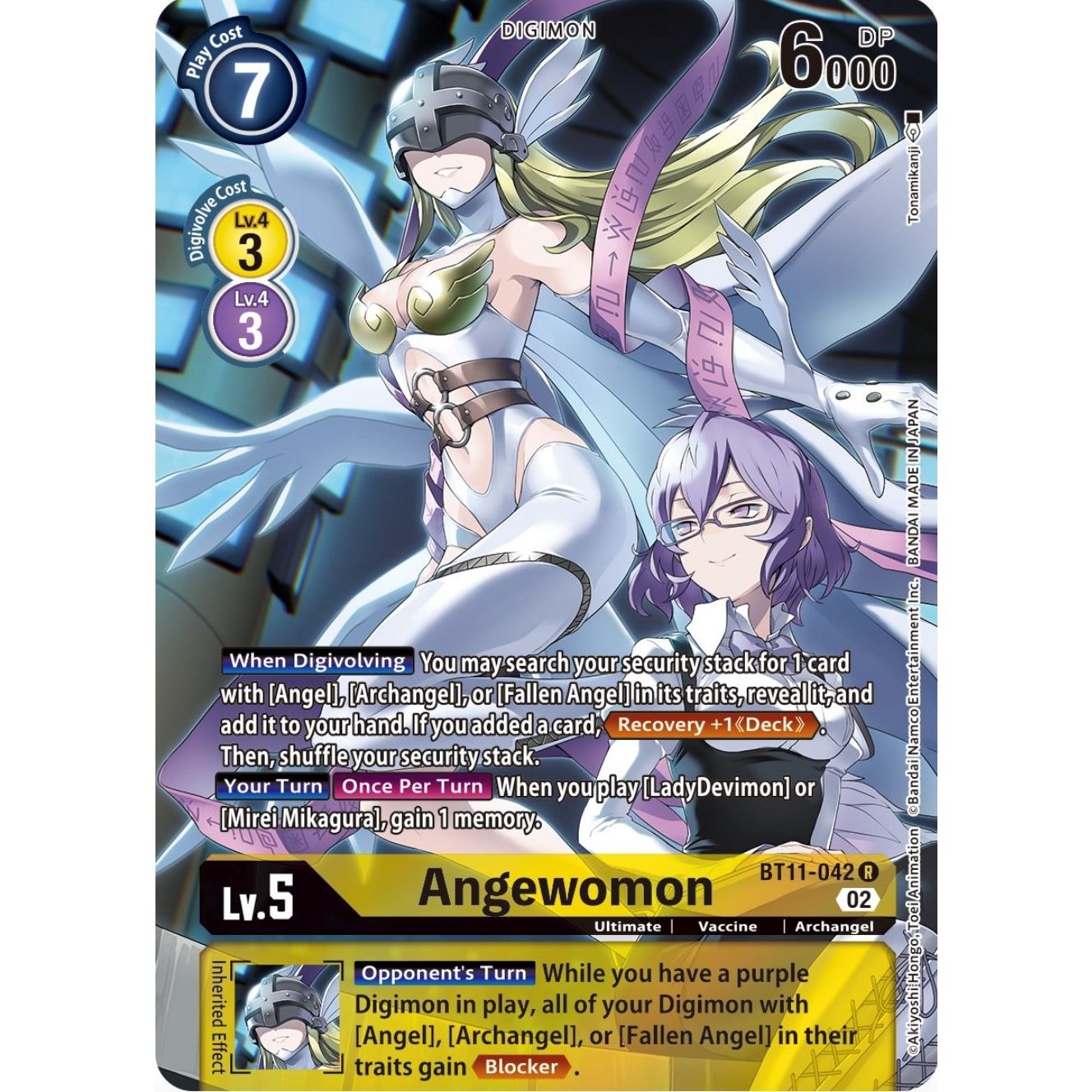 Image for Angewomon (Alternate Art) (BT11-042 R) (BT11) - Digimon Card Game