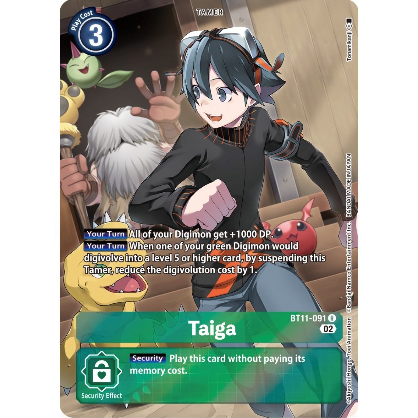 Image for Taiga (Alternate Art) (BT11-091 R) (BT11) - Digimon Card Game