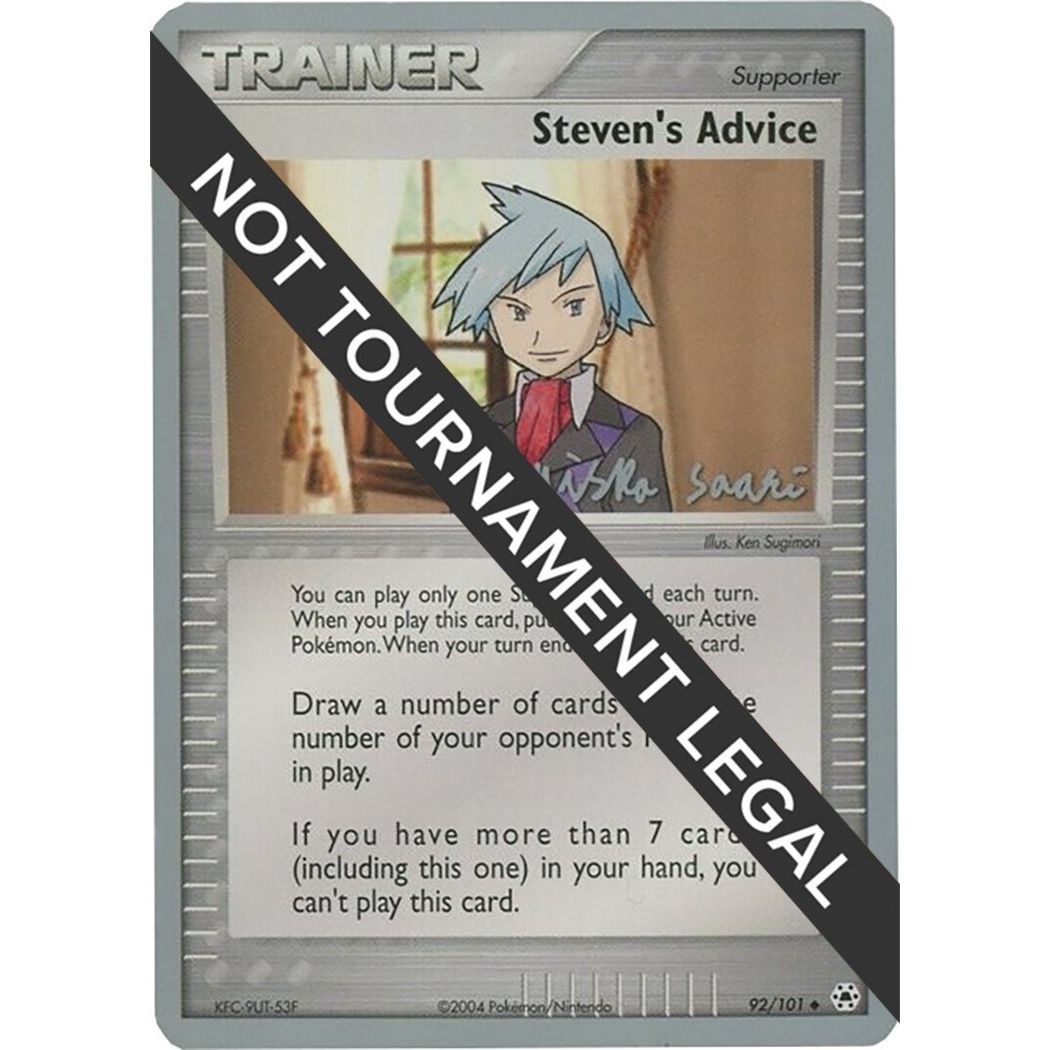 Image for Steven's Advice - 2006 (Miska Saari) (92/101) (WCD) - Pokemon