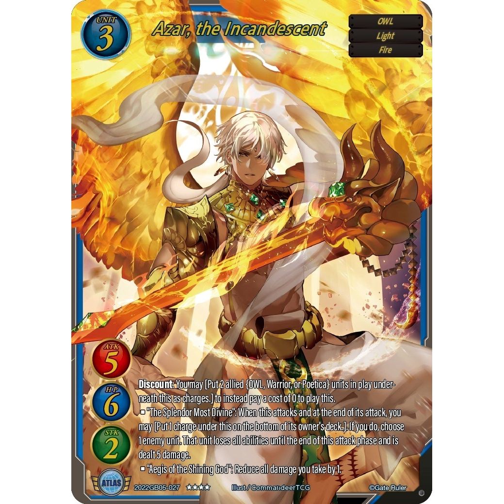 Image for Azar, the Incandescent (2022BG05-027) - Gate Ruler