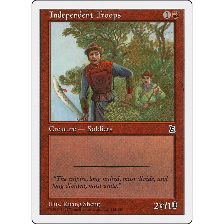 Image for Independent Troops (114) (PTK) - Magic: The Gathering