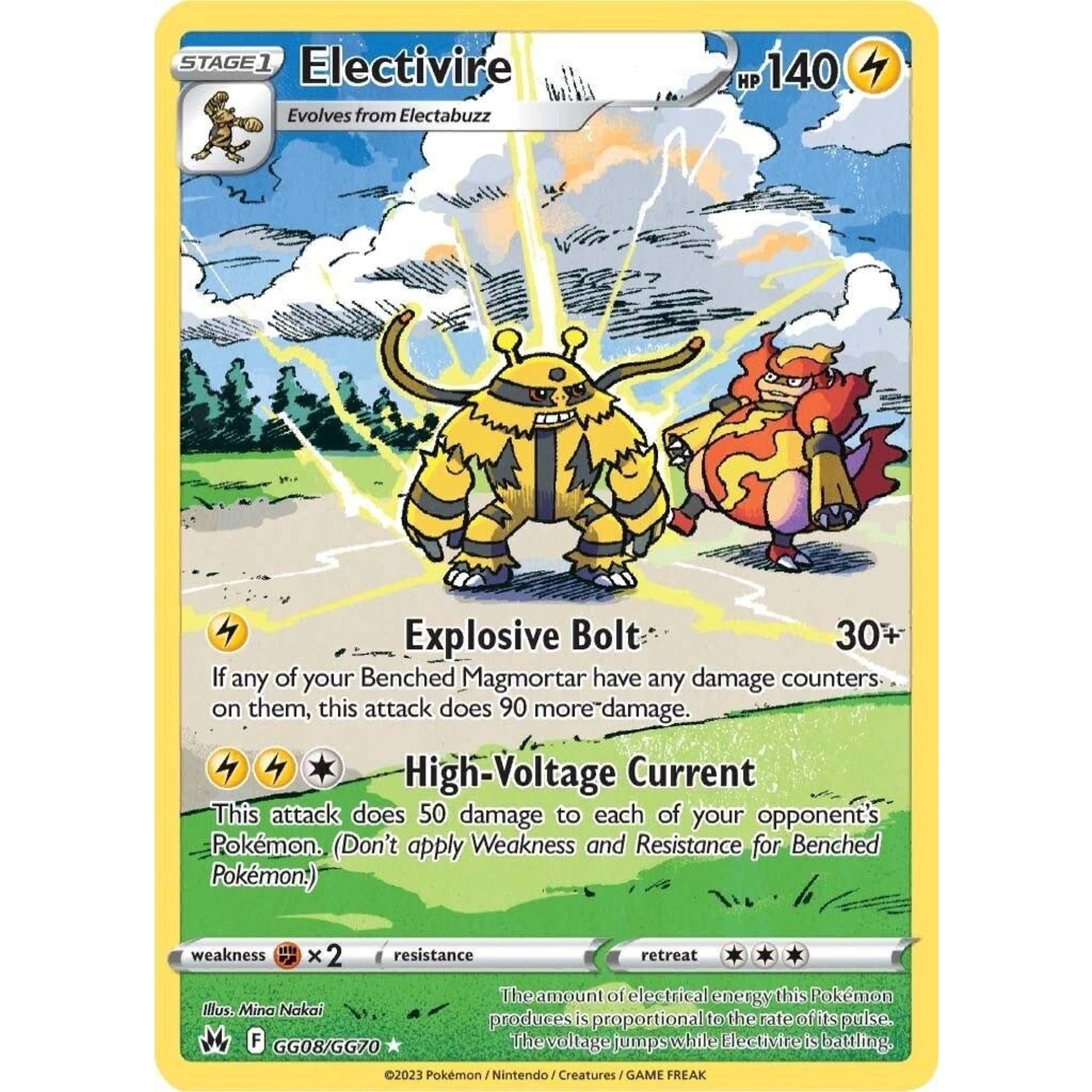 Image for Electivire (GG08/GG70) (CRZ:GG) - Pokemon