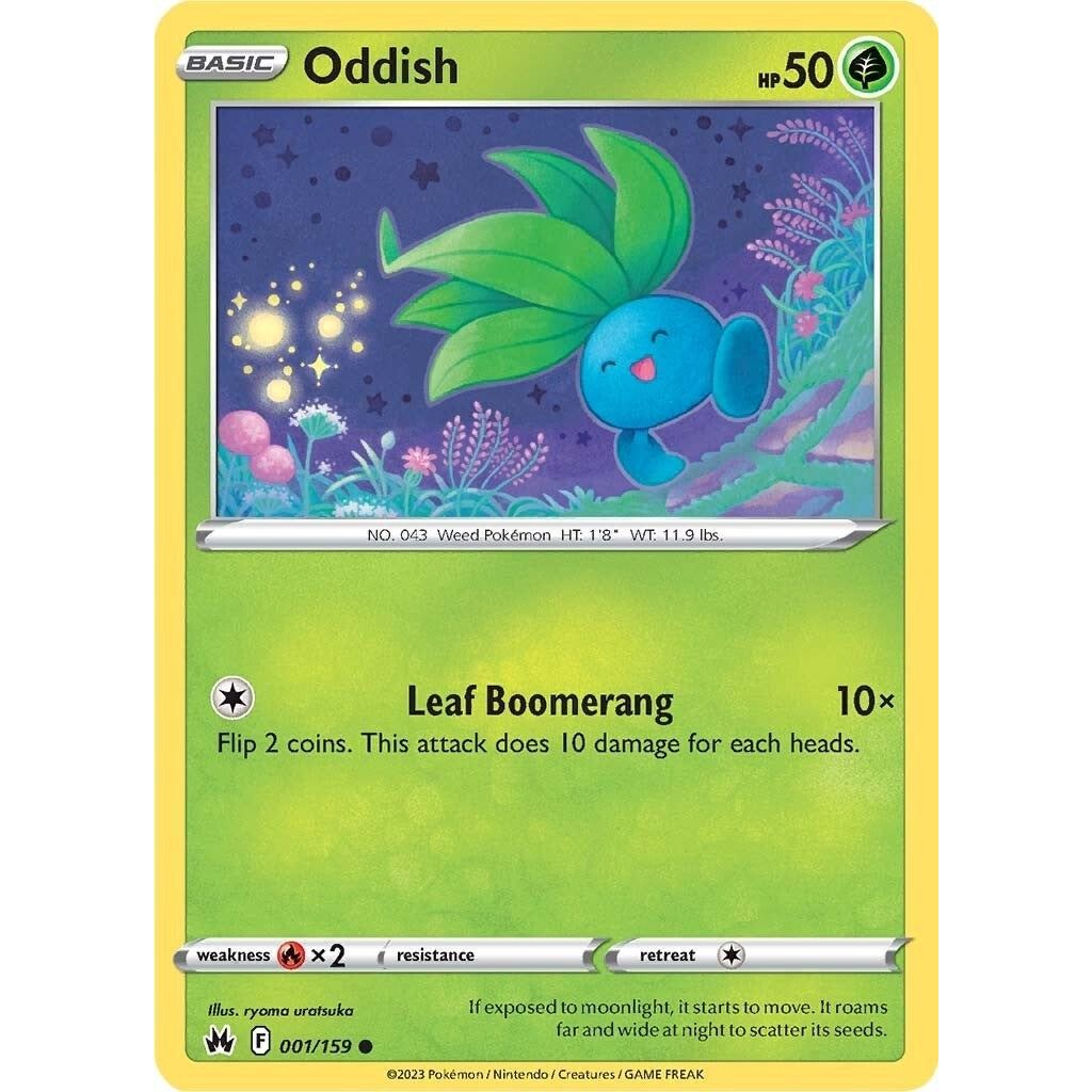 Image for Oddish (001/159) (CRZ) - Pokemon