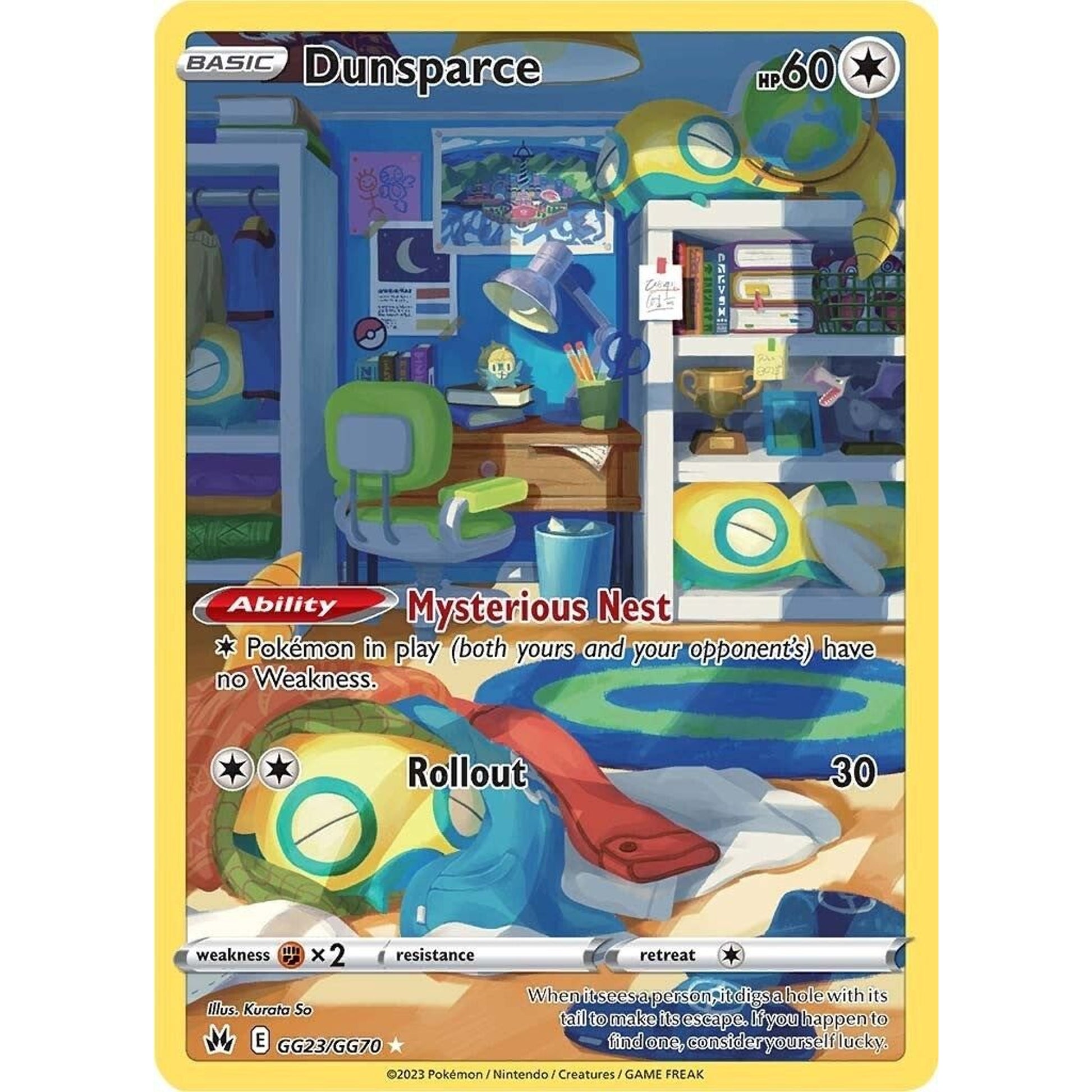 Image for Dunsparce (GG23/GG70) (CRZ:GG) - Pokemon