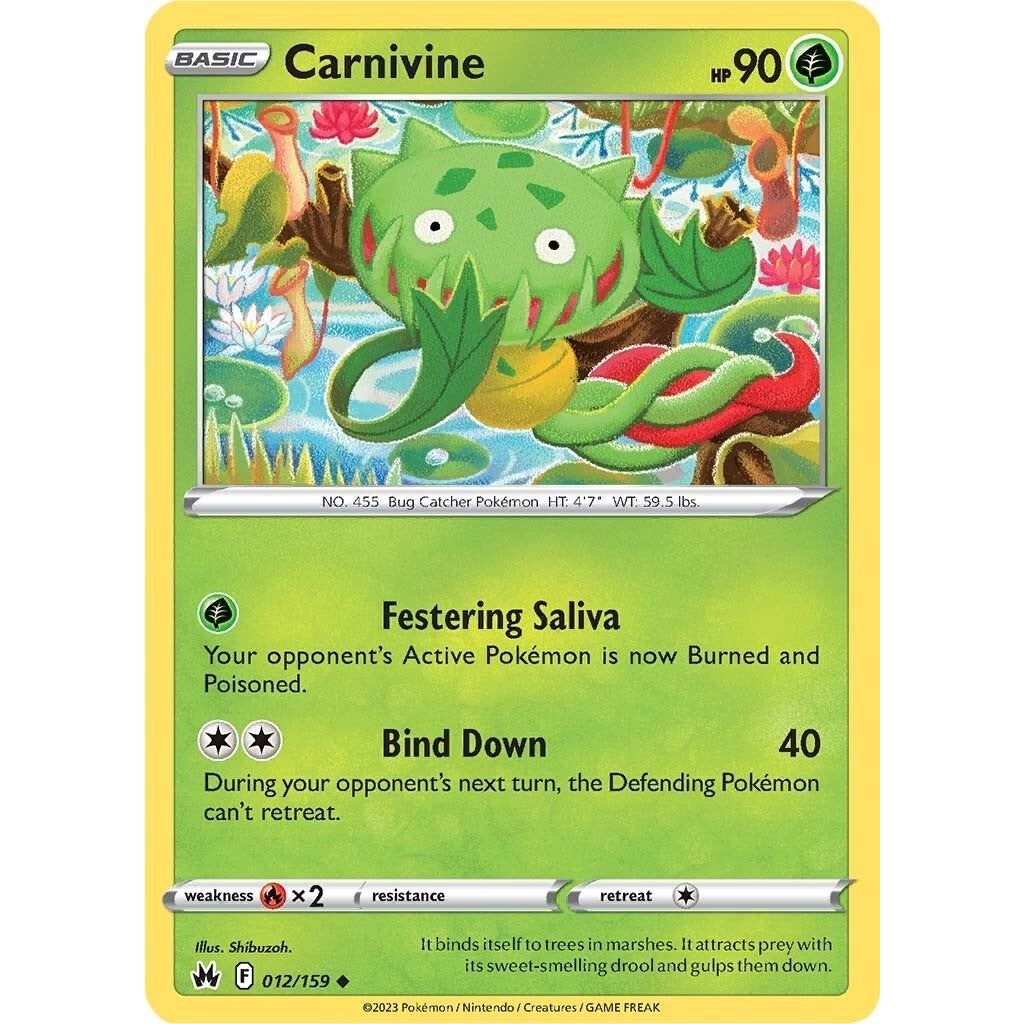Image for Carnivine (012/159) (CRZ) - Pokemon
