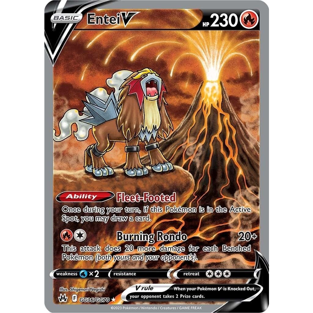 Image for Entei V (GG36/GG70) (CRZ:GG) - Pokemon