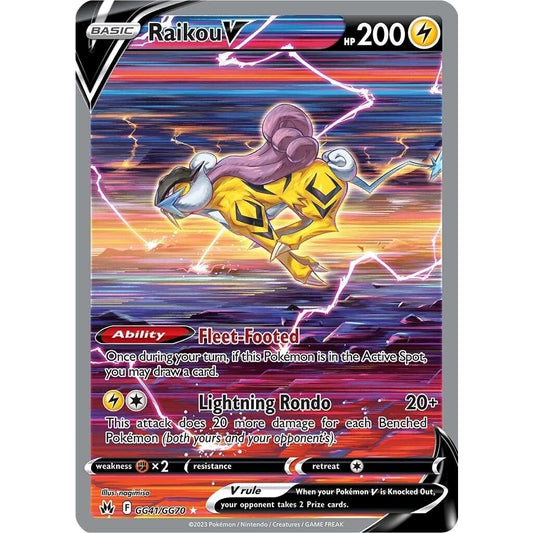 Image for Raikou V (GG41/GG70) (CRZ:GG) - Pokemon