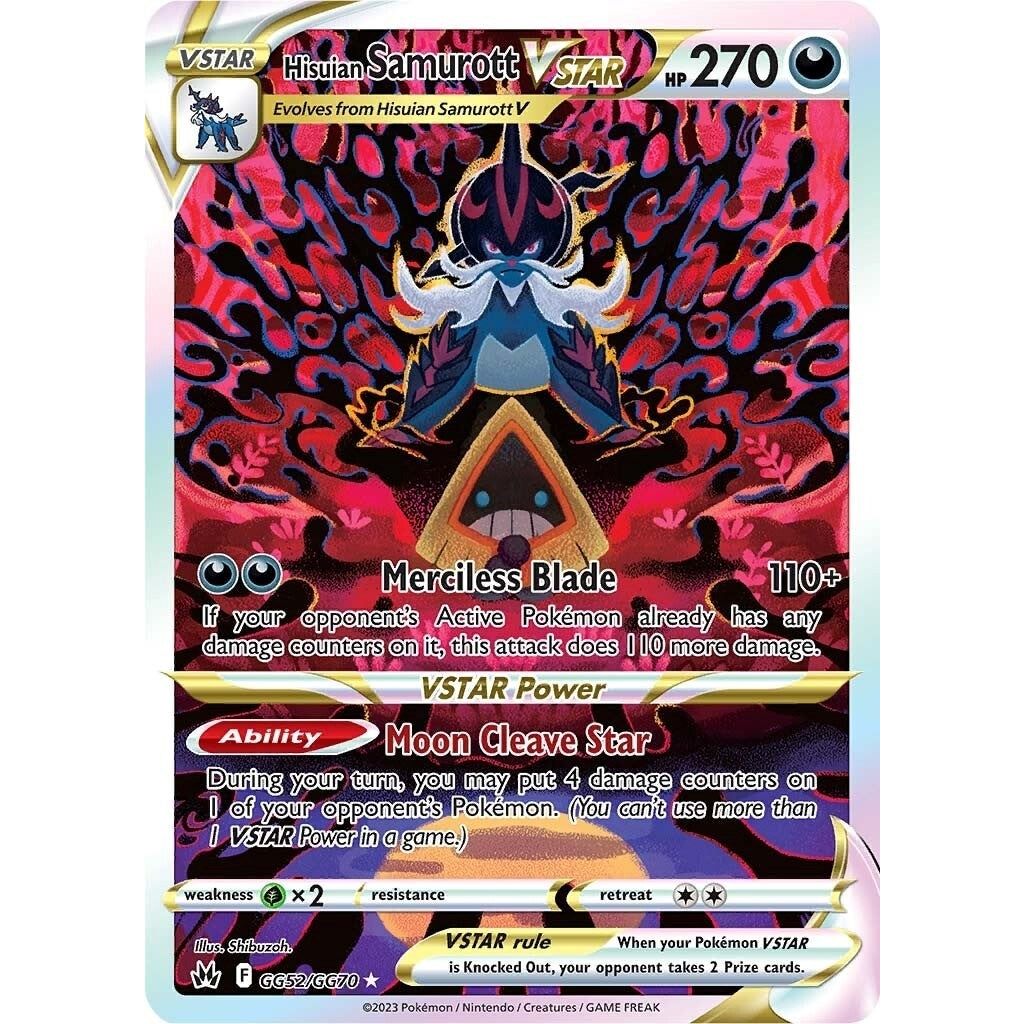 Image for Hisuian Samurott VSTAR (GG52/GG70) (CRZ:GG) - Pokemon