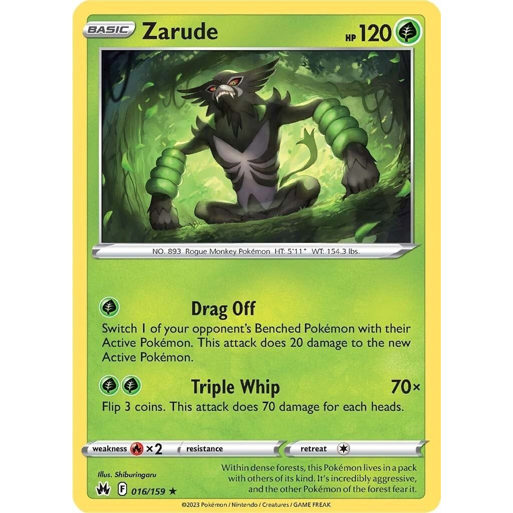 Image for Zarude (016/159) (CRZ) - Pokemon