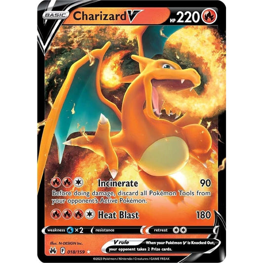 Image for Charizard V (018/159) (CRZ) - Pokemon