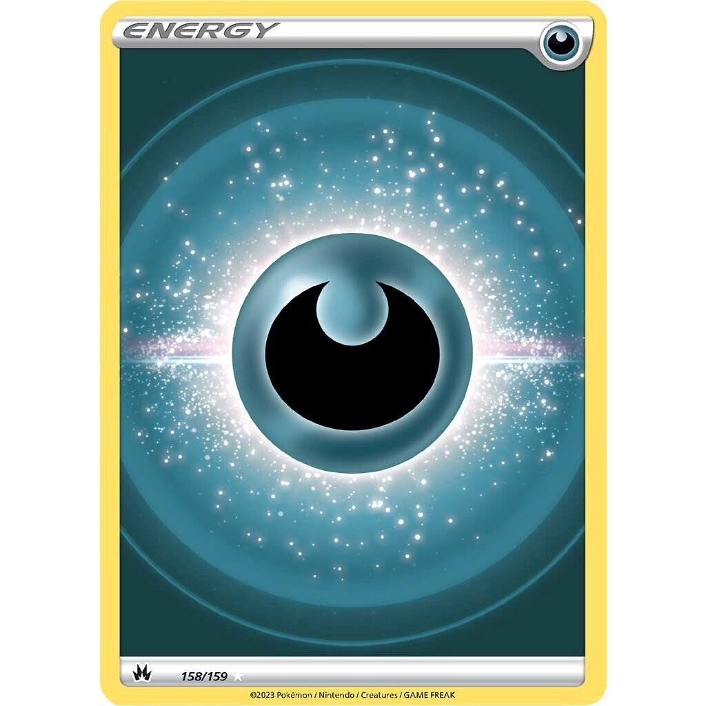 Image for Darkness Energy (Texture Full Art) (158/159) (CRZ) - Pokemon