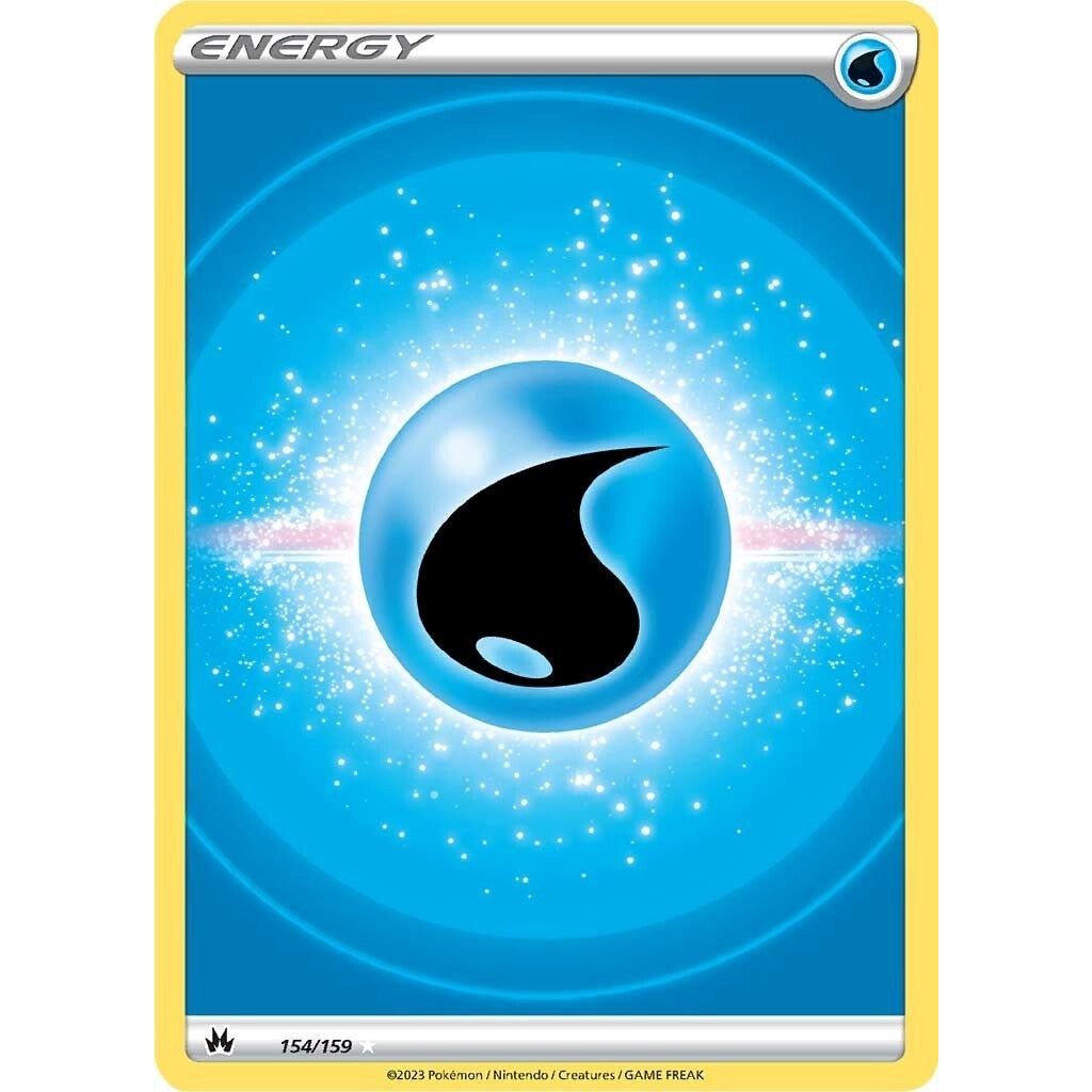 Image for Water Energy (Texture Full Art) (154/159) (CRZ) - Pokemon