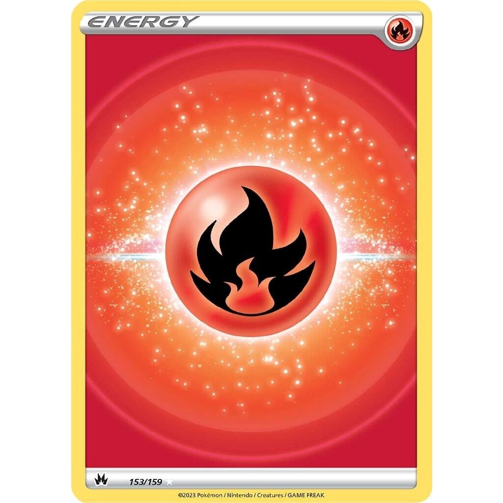 Image for Fire Energy (Texture Full Art) (153/159) (CRZ) - Pokemon