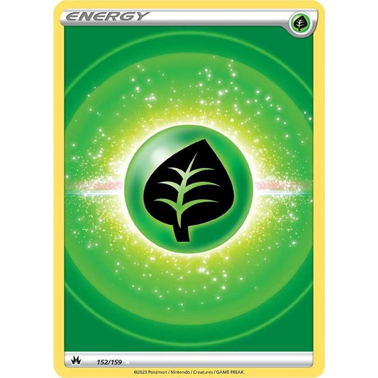 Image for Grass Energy (Texture Full Art) (152/159) (CRZ) - Pokemon