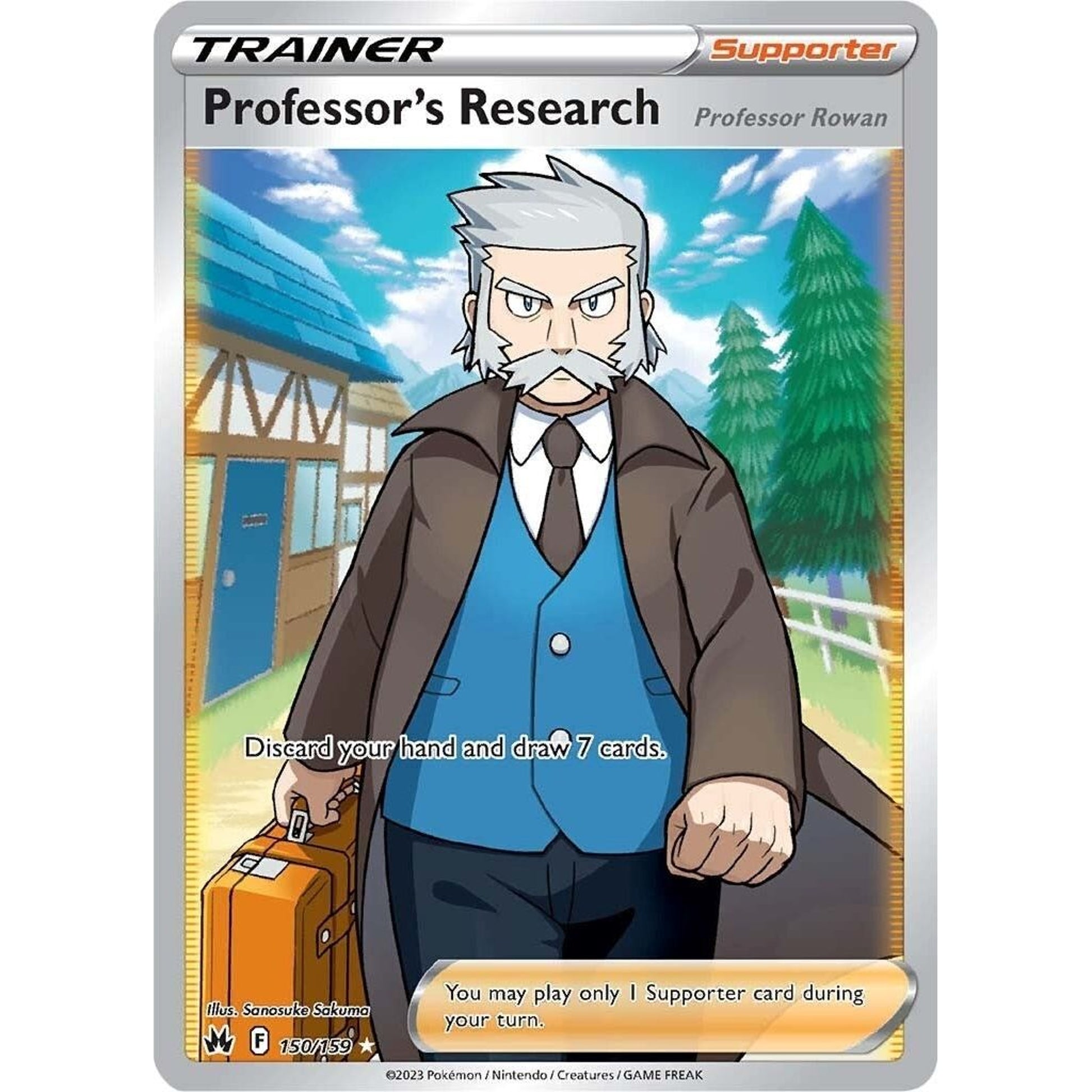 Image for Professor's Research (Full Art) (150/159) (CRZ) - Pokemon