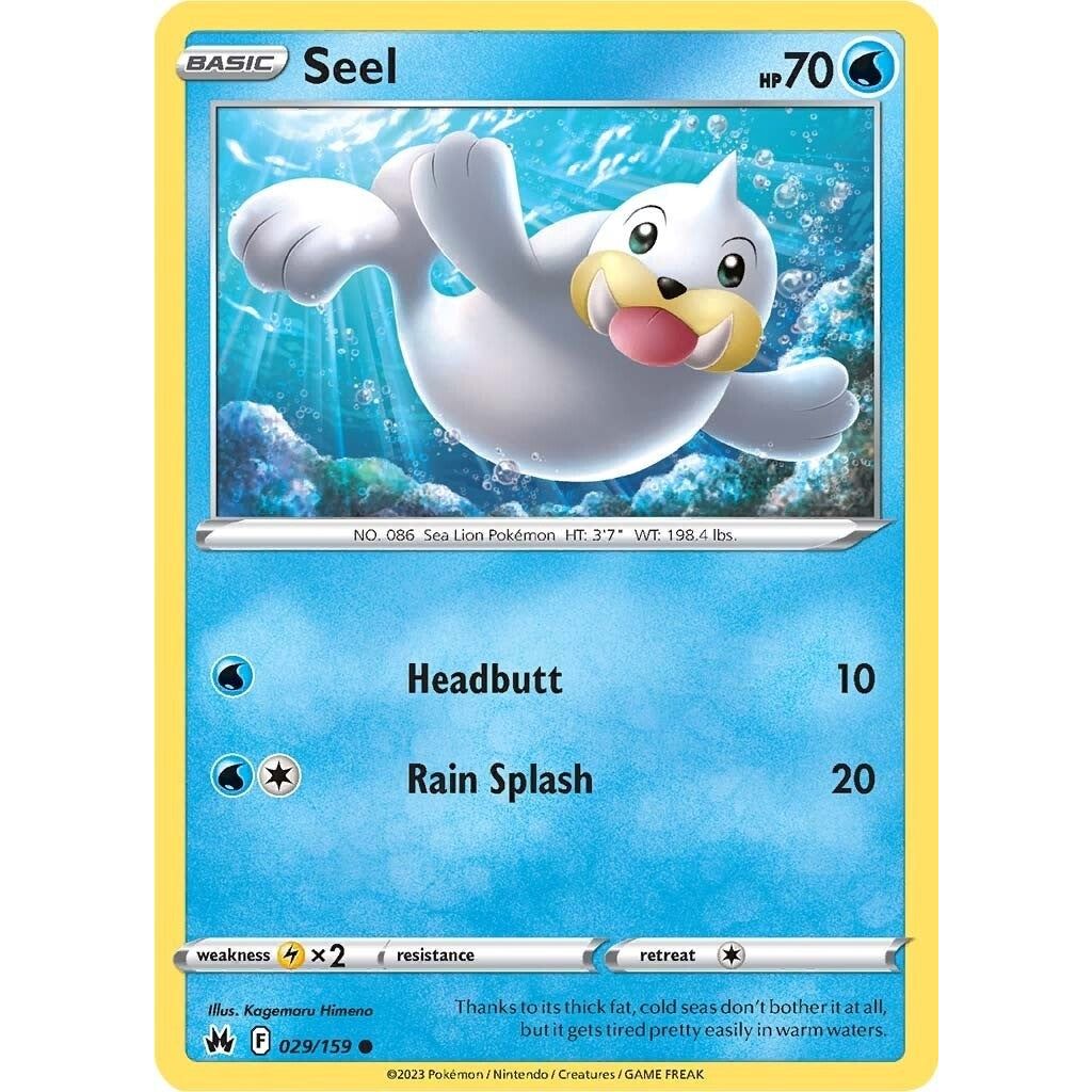 Image for Seel (029/159) (CRZ) - Pokemon