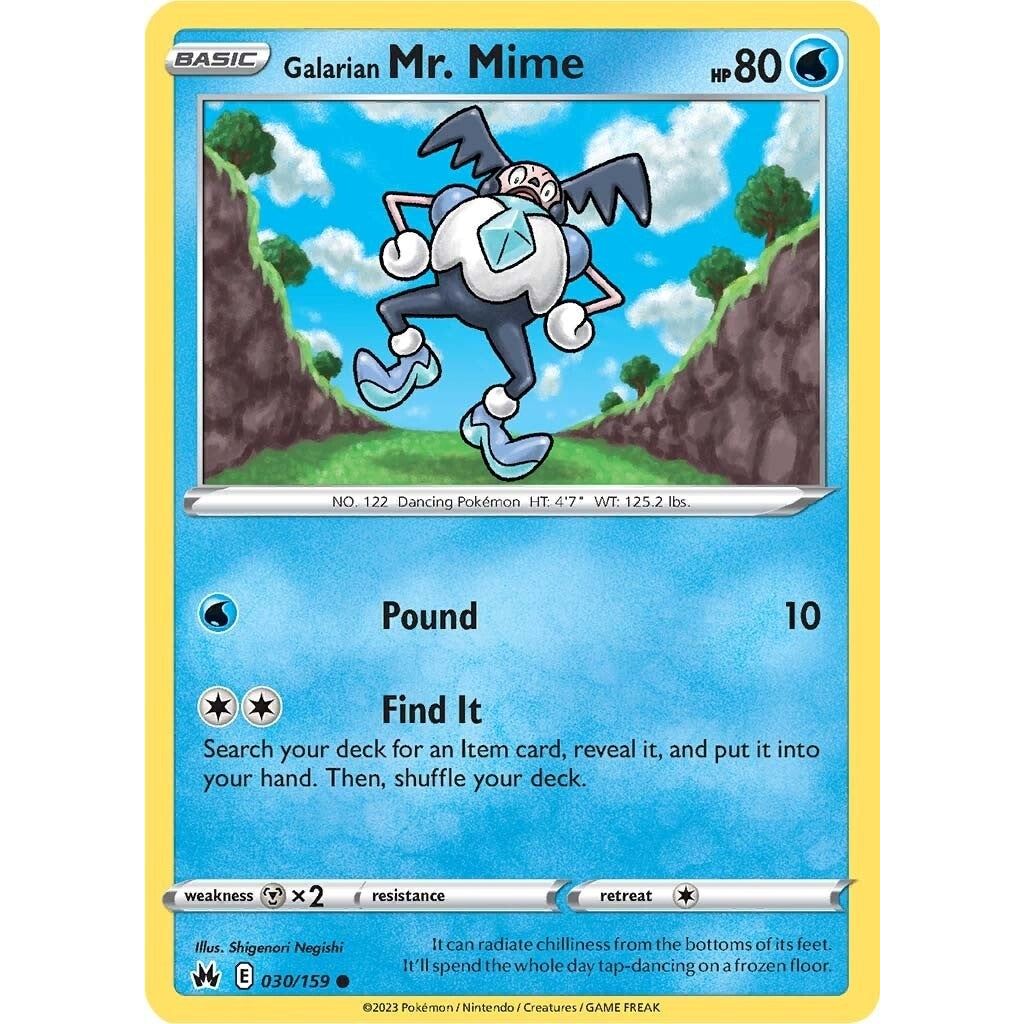 Image for Galarian Mr. Mime (030/159) (CRZ) - Pokemon