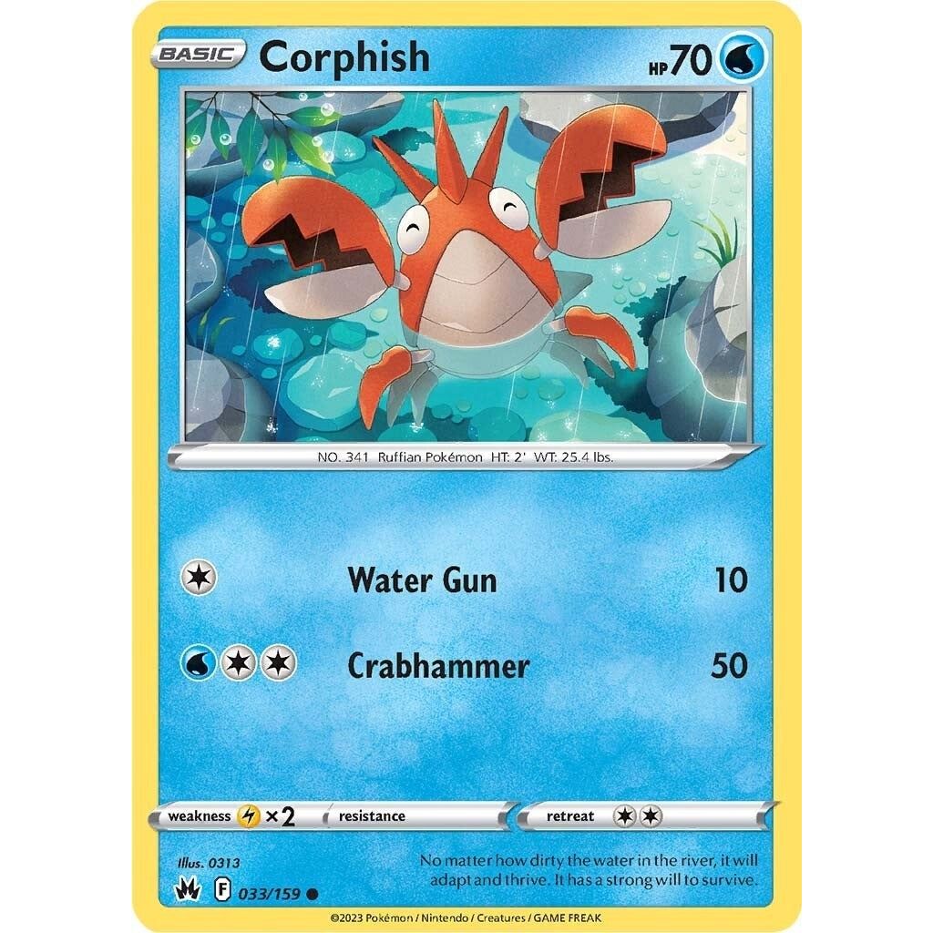 Image for Corphish (033/159) (CRZ) - Pokemon