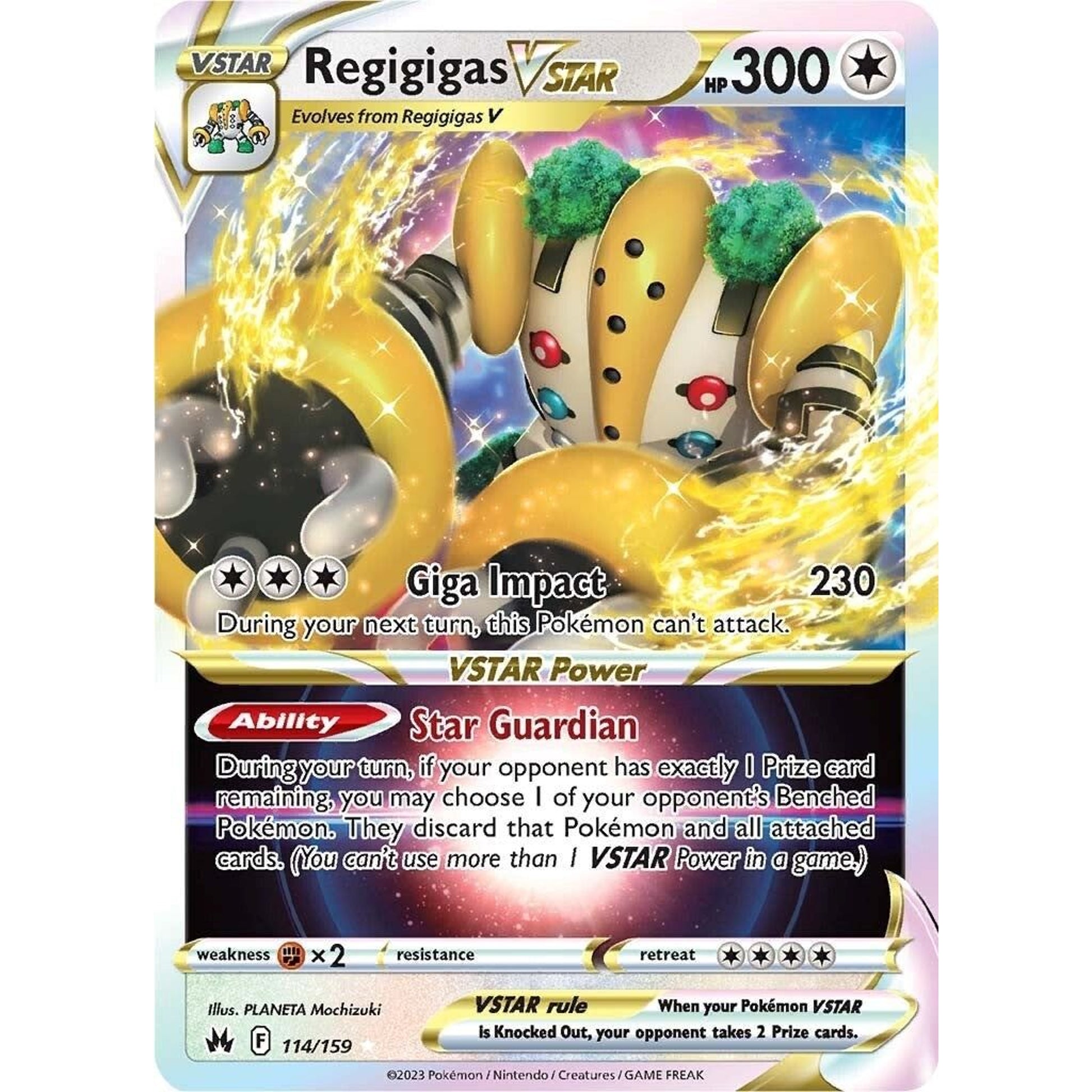 Image for Regigigas VSTAR (114/159) (CRZ) - Pokemon