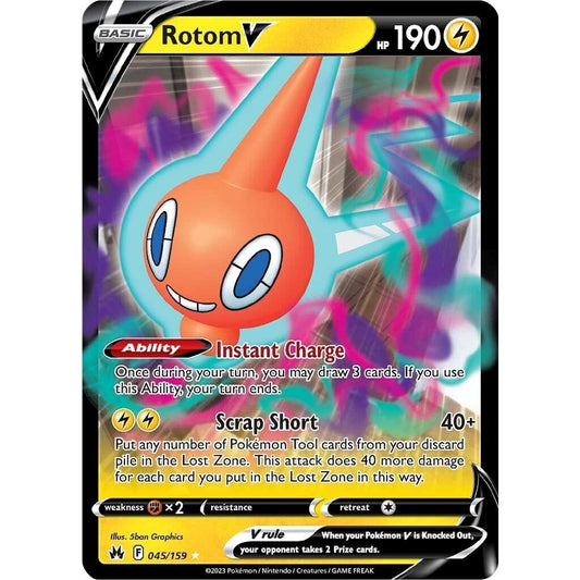 Image for Rotom V (045/159) (CRZ) - Pokemon