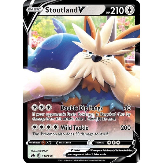 Image for Stoutland V (116/159) (CRZ) - Pokemon