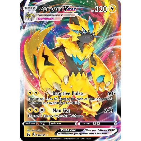 Image for Zeraora VMAX (054/159) (CRZ) - Pokemon