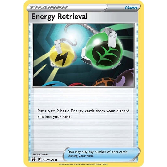 Image for Energy Retrieval (127/159) (CRZ) - Pokemon