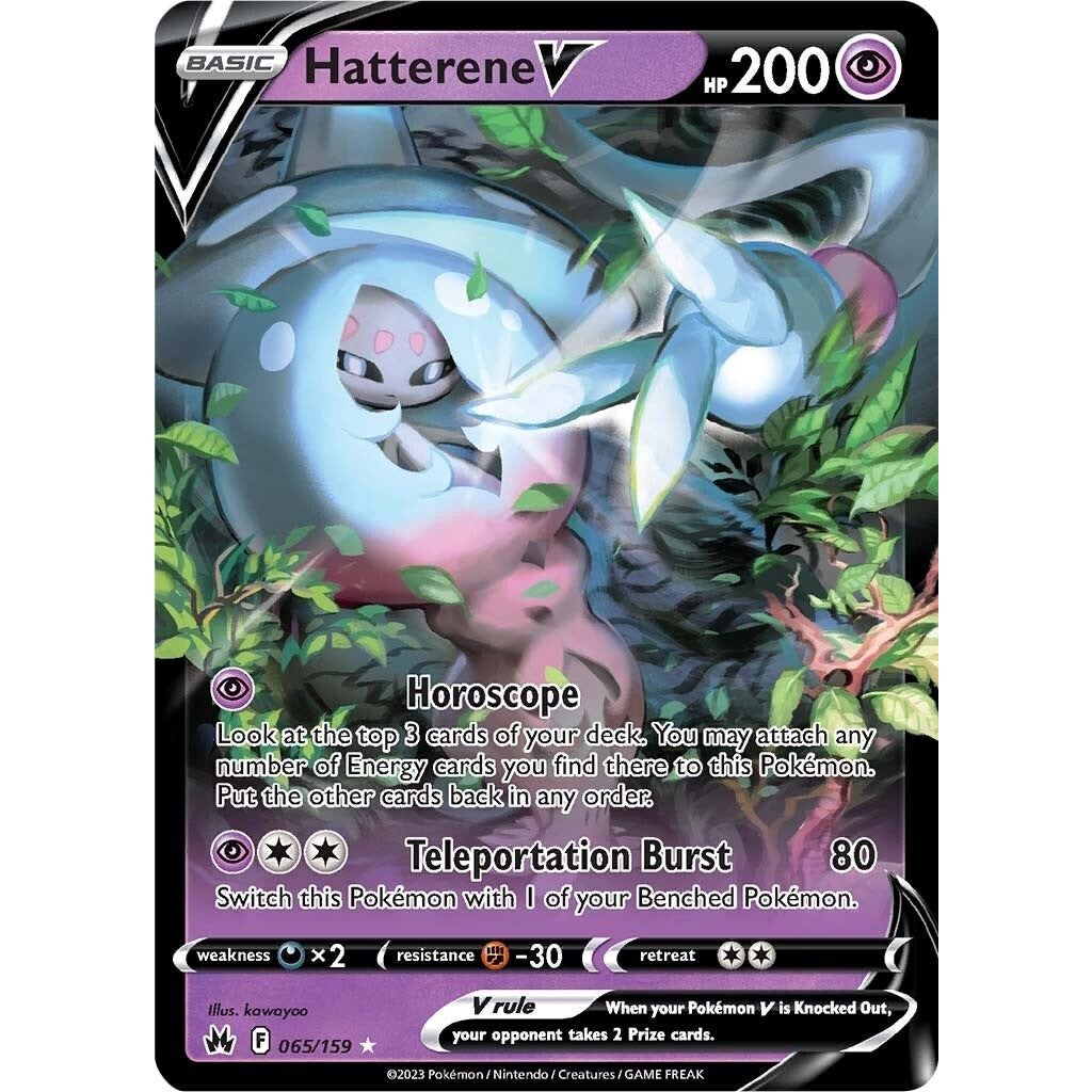 Image for Hatterene V (065/159) (CRZ) - Pokemon