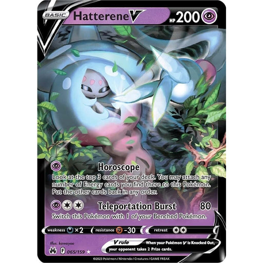 Image for Hatterene V (065/159) (CRZ) - Pokemon