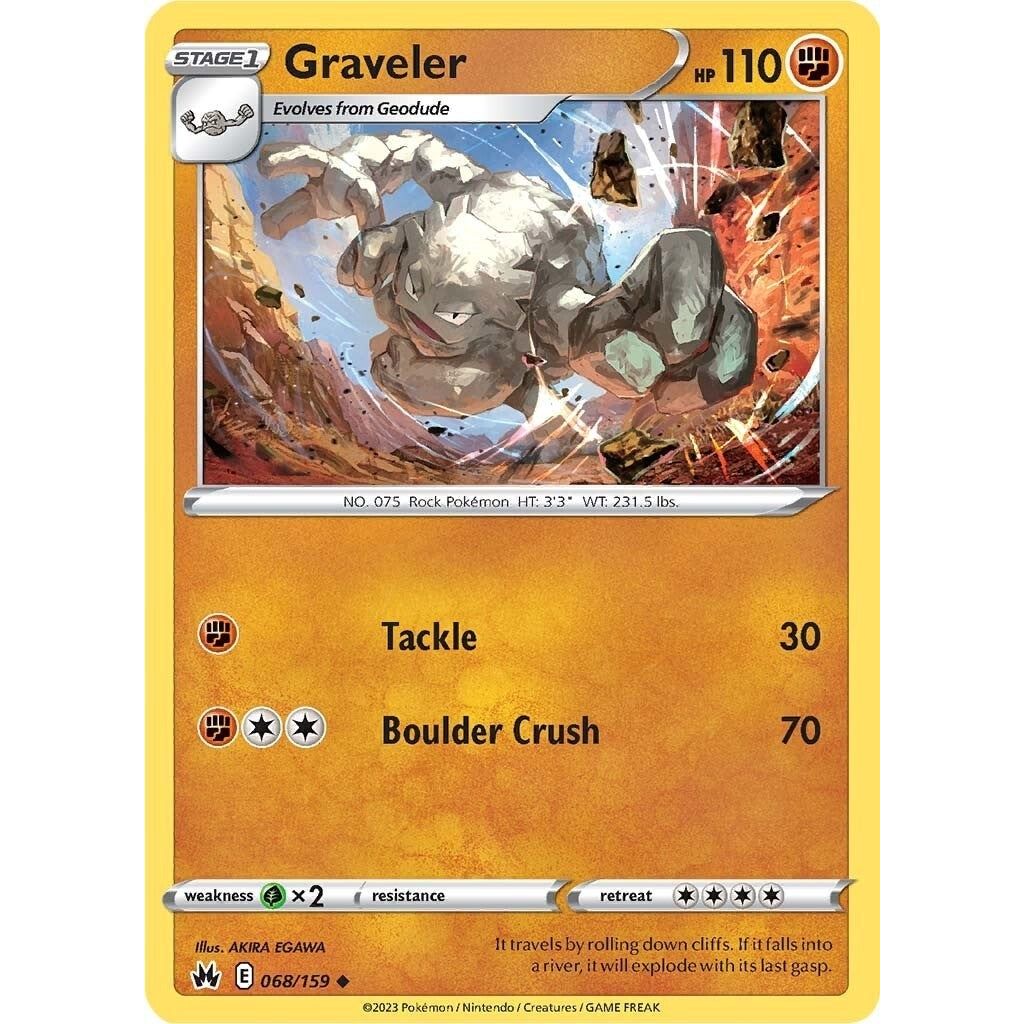 Image for Graveler (068/159) (CRZ) - Pokemon