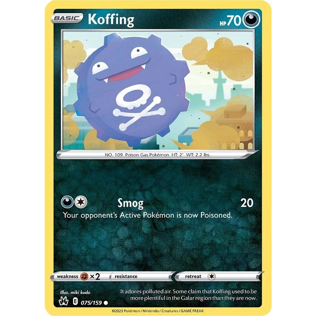 Image for Koffing (075/159) (CRZ) - Pokemon