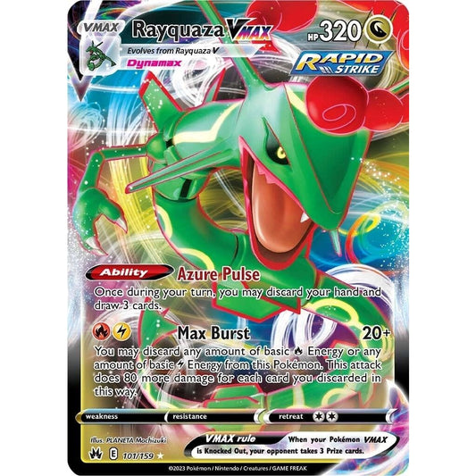 Image for Rayquaza VMAX (101) (101/159) (CRZ) - Pokemon