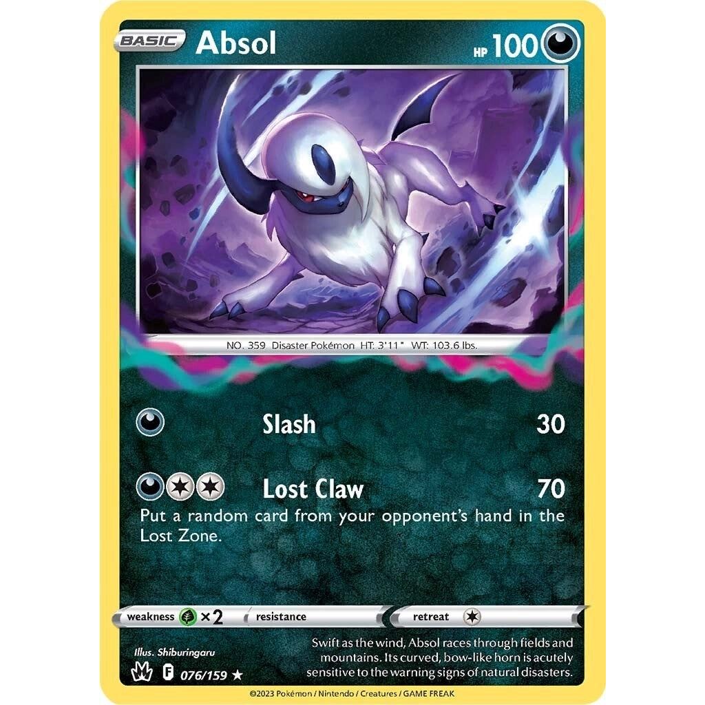 Image for Absol (076/159) (CRZ) - Pokemon