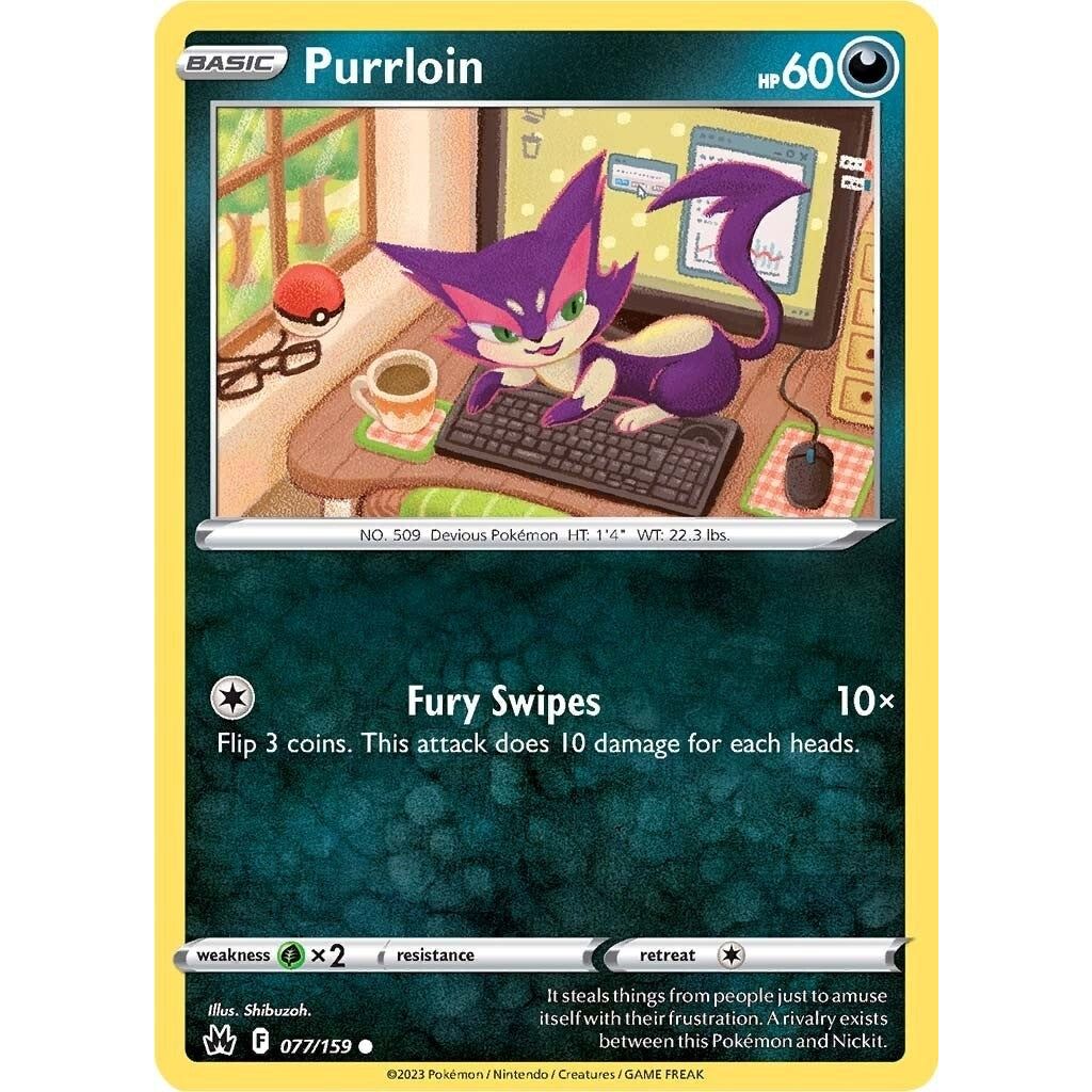 Image for Purrloin (077/159) (CRZ) - Pokemon