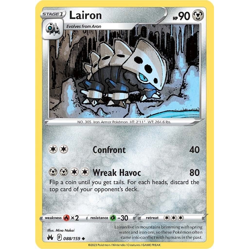 Image for Lairon (088/159) (CRZ) - Pokemon