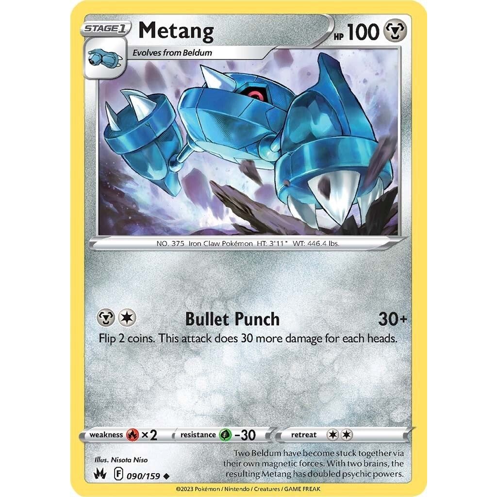 Image for Metang (090/159) (CRZ) - Pokemon