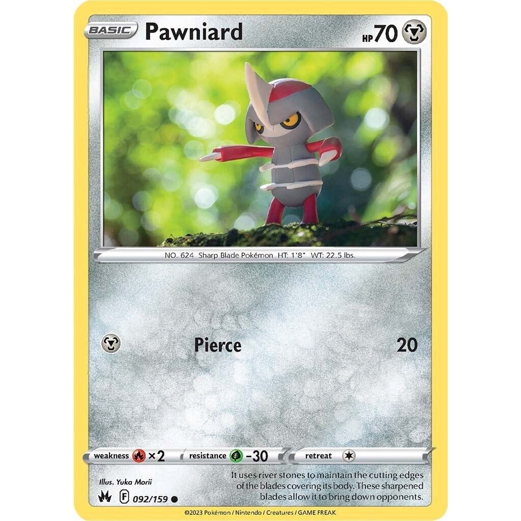Image for Pawniard (92) (092/159) (CRZ) - Pokemon
