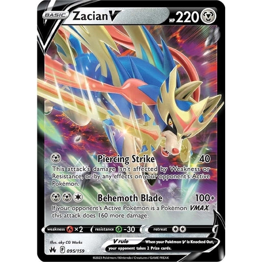 Image for Zacian V (095/159) (CRZ) - Pokemon