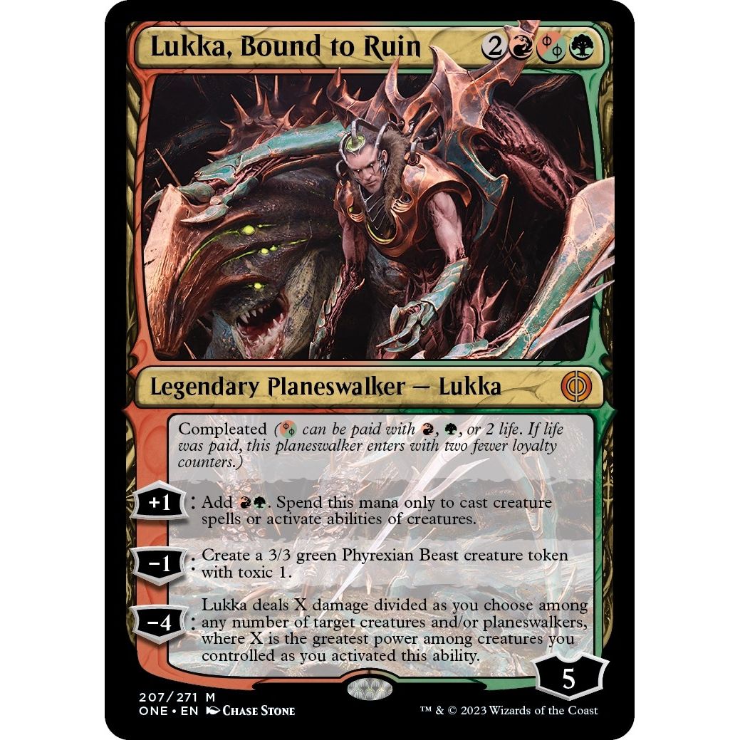 Image for Lukka, Bound to Ruin (207) (ONE) - Magic: The Gathering