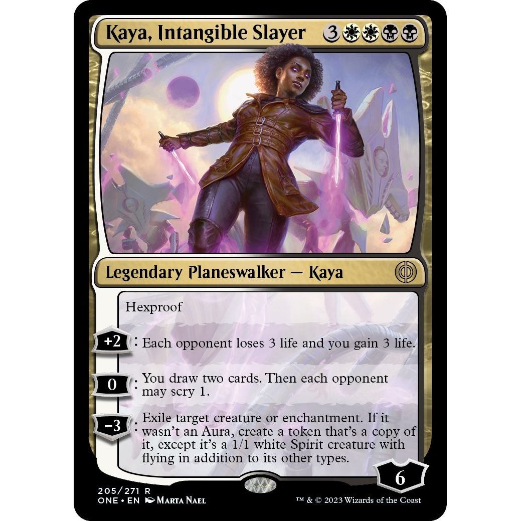 Image for Kaya, Intangible Slayer (205) (ONE) - Magic: The Gathering