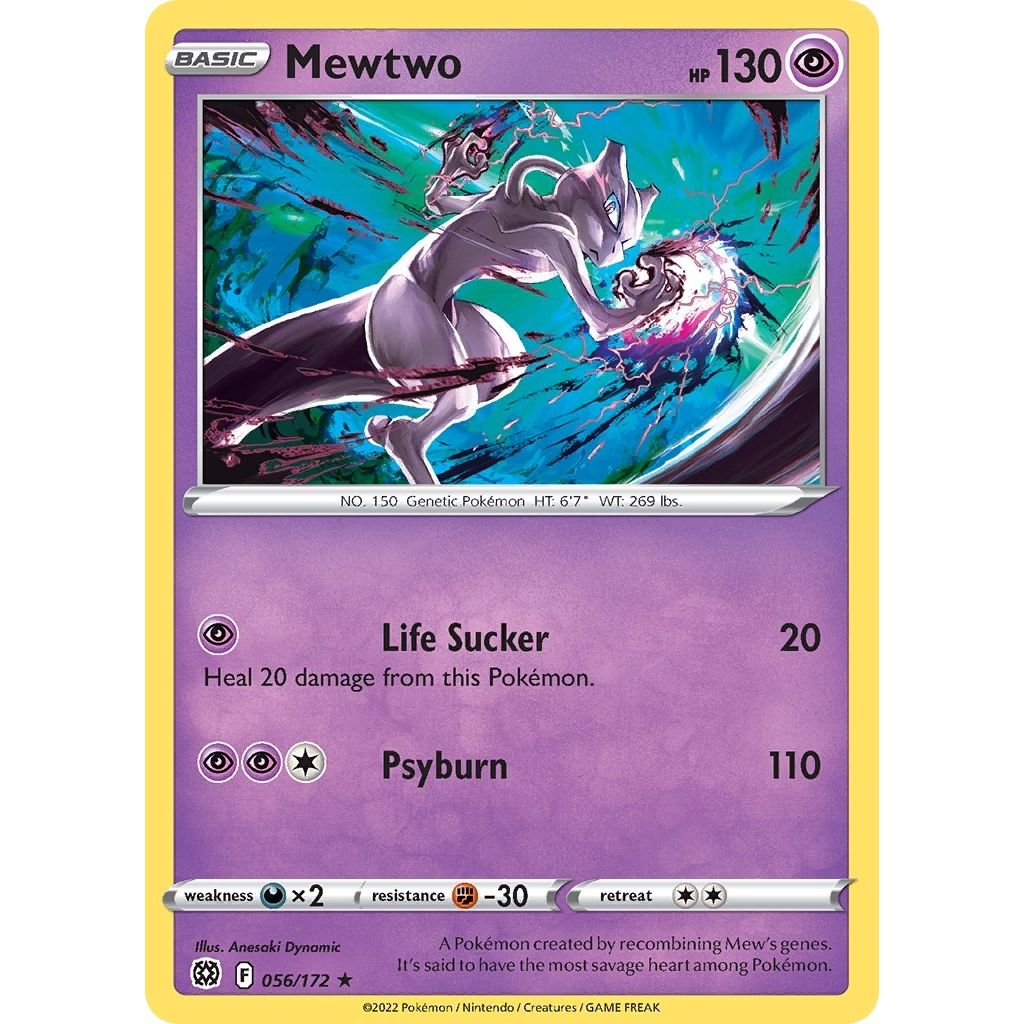 Image for Mewtwo - 056/172 (Cosmos Holo) (056/172) (MCAP) - Pokemon