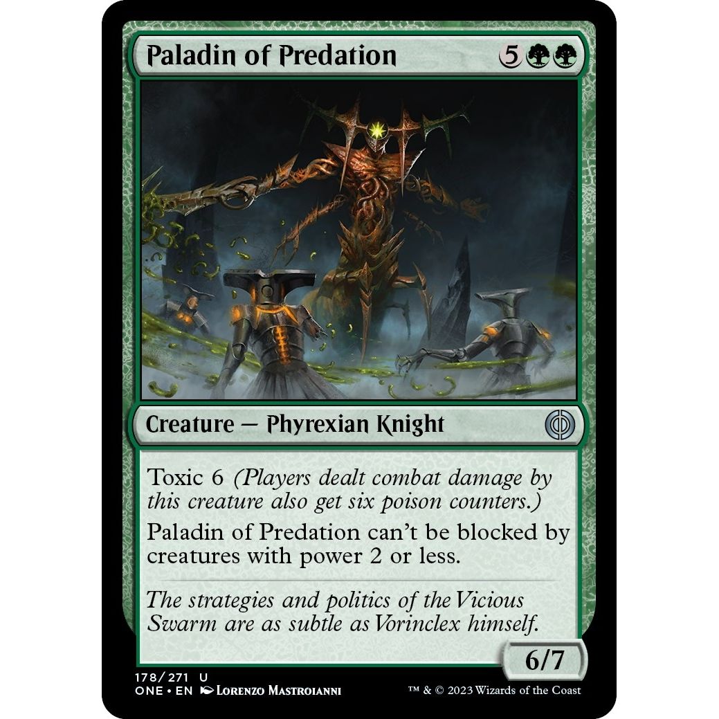 Image for Paladin of Predation (178) (ONE) - Magic: The Gathering
